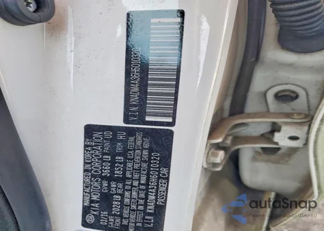 2017 Kia Rio Lx z USA, uszkodzony, nr VIN KNADM4A36H6010320